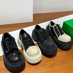 Counter Quality Flower Wilderness Cross Derby Summer Low-top Lace-up Casual Color-blocking Versatile Height-increasing Bla...