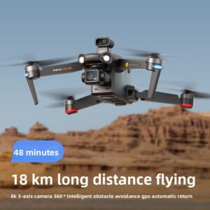 New Obstacle Avoidance S810 Drone 18km HD Professional Aerial Photography Black Technology Remote Control Car Digital - Co...