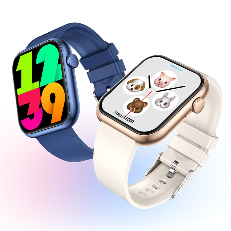 Smartwatch Square Screen Full Touch Fashionable Waterproof Sports Phone Watch For Men And Women - Herrenschmuck