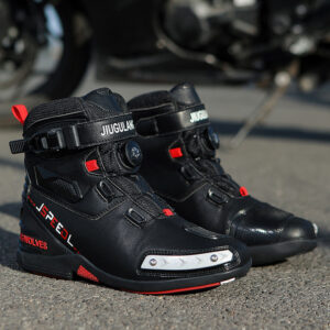 Four seasons commuting waterproof wear resistant riding boots men and women motorcycle shoes motorcycle travel commuting o...
