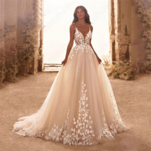 Women's Clothing White Halter Neck Wedding Dress Backless Sexy Temperament Slim Fitting Banquet Gown For Brides - Damenbek...