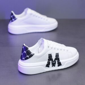 Fashionable couple's small white for men women, Korean version, trendy thick soled student board shoes, lightweight and - ...