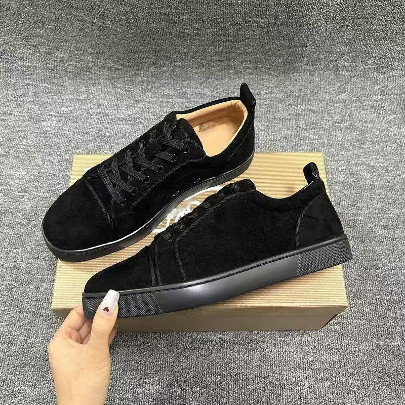 European And American Foreign Trade Red-soled Men's With Toe Studs, Couple's Style Women's Shoes, Rhinestone Trendy - Schuhe