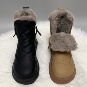 Women's Snow Winter 2024 New Style Fleece Lined Thickened Northeastern Cotton Shoes Waterproof Non-Slip Cold-Proof Warm - ...
