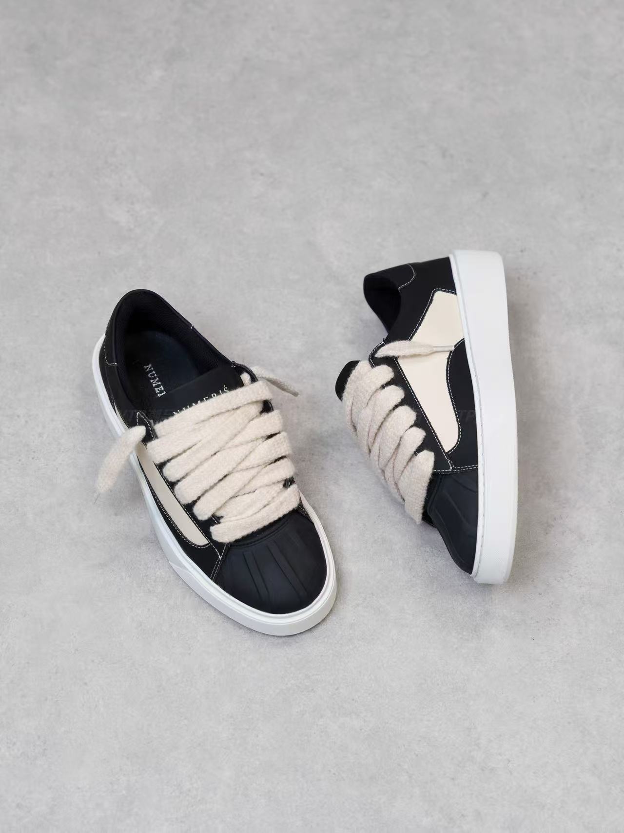 Numeris Sneakers With Shell Toes, Long Sleeved Soles, Low Top Design, Casual Athletic Shoes, Versatile Lace Up Men's Shoes...