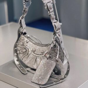 Full Handbag, Flash Motorcycle Fashionable Hot Diamond Mirror, Three In One, Single Shoulder Diagonal Straddle Bag, New - ...