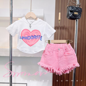 Girls Summer Denim Shorts Summer Clothes For Big Children, Fashionable Raw Edge Thin Children's Girls Hot Pants - Kinderkl...