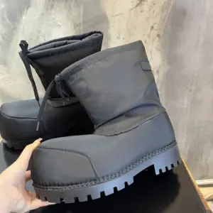 Alaska Women Designer Snow Nylon Ski Bootie Men Chunky Winter Boots Top Quality Booties Shoe Without Box - Schuhe